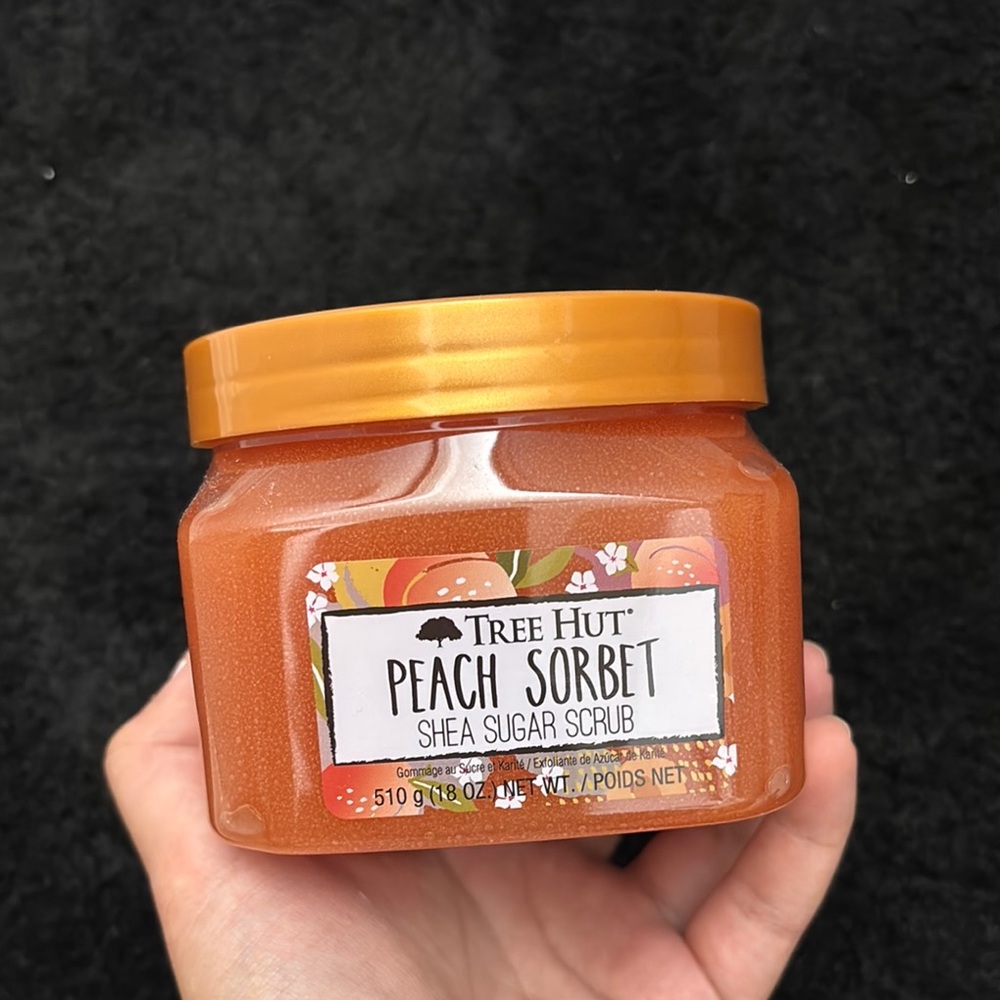 RARE Tree Hut Peach Sorbet Shea Sugar Scrub